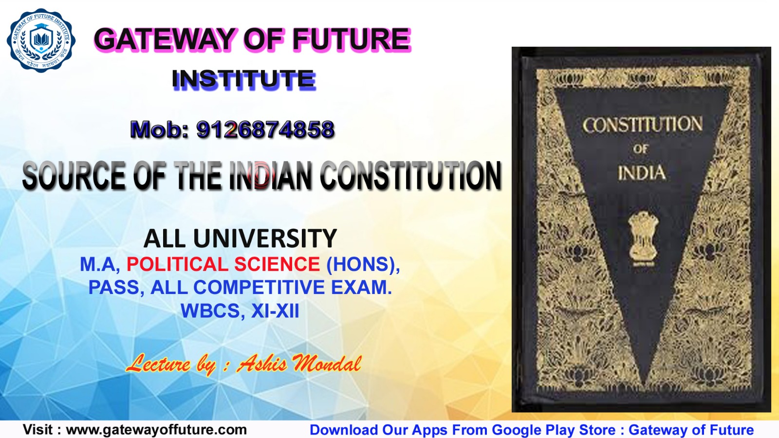 SOURCE OF INDIAN CONSTITUTION